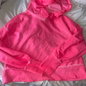 Pink oversized hoodie